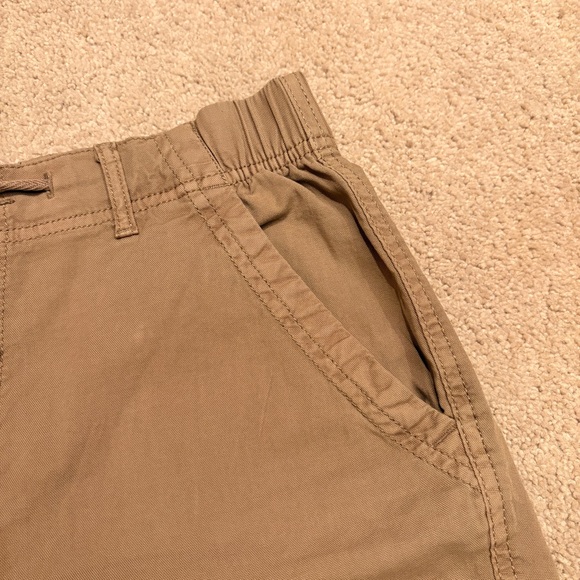 Sonoma Casual Summer Utility Shorts Womens Medium Light Brown Stretch Cotton - Picture 10 of 14